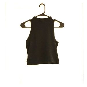 Black crop top